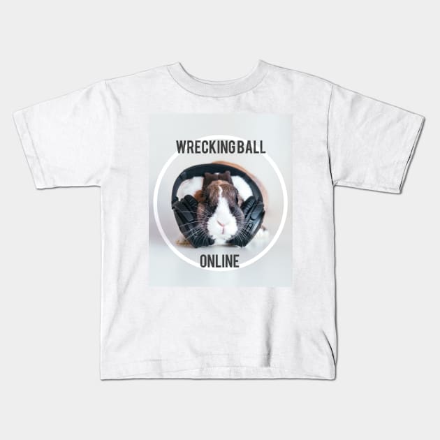 Wrecking Ball Online Kids T-Shirt by BlueKites